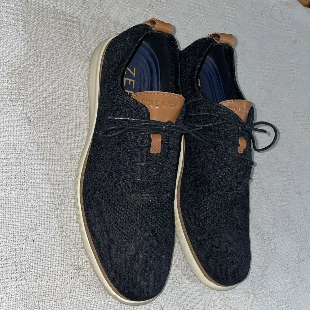 Cole Haan Zerogrand Men’s Active Shoes Size 12 M Black Fabric Athleisure Outdoor